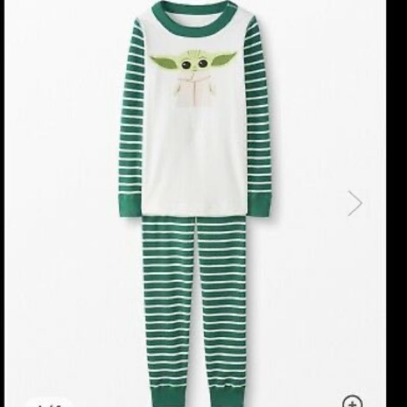 Hanna Andersson NWT Star Wars Mandalorian The Child Long Johns 6-12 Mos 70 Grogu - Picture 5 of 6